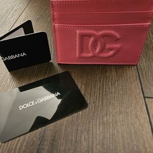 Dolce & Gabbana Hot Pink Card Holder